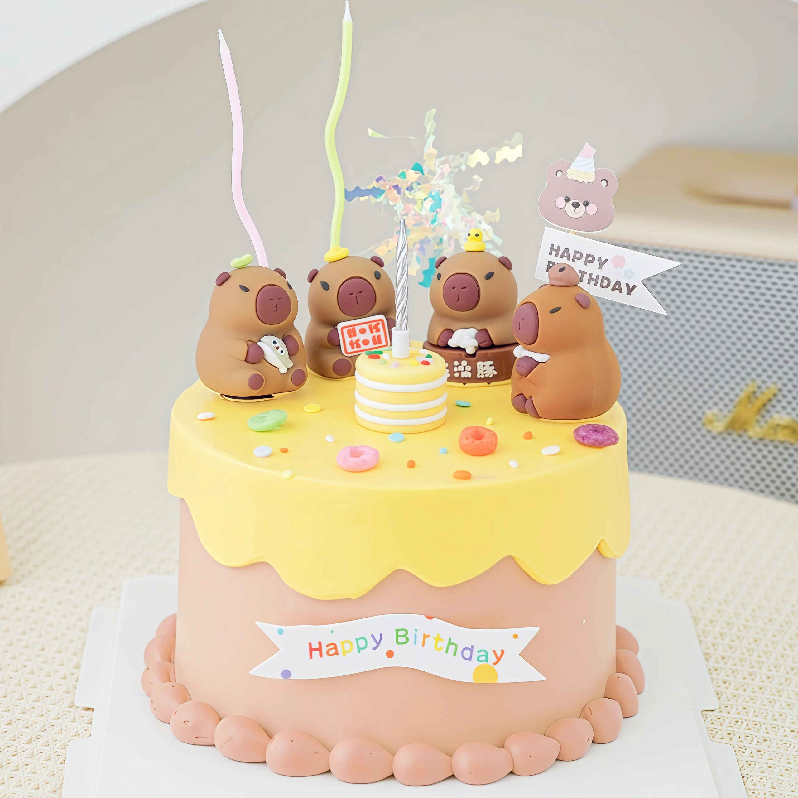 Home Improvement News - Capybara Birthdday Cake Topper Cute Cake