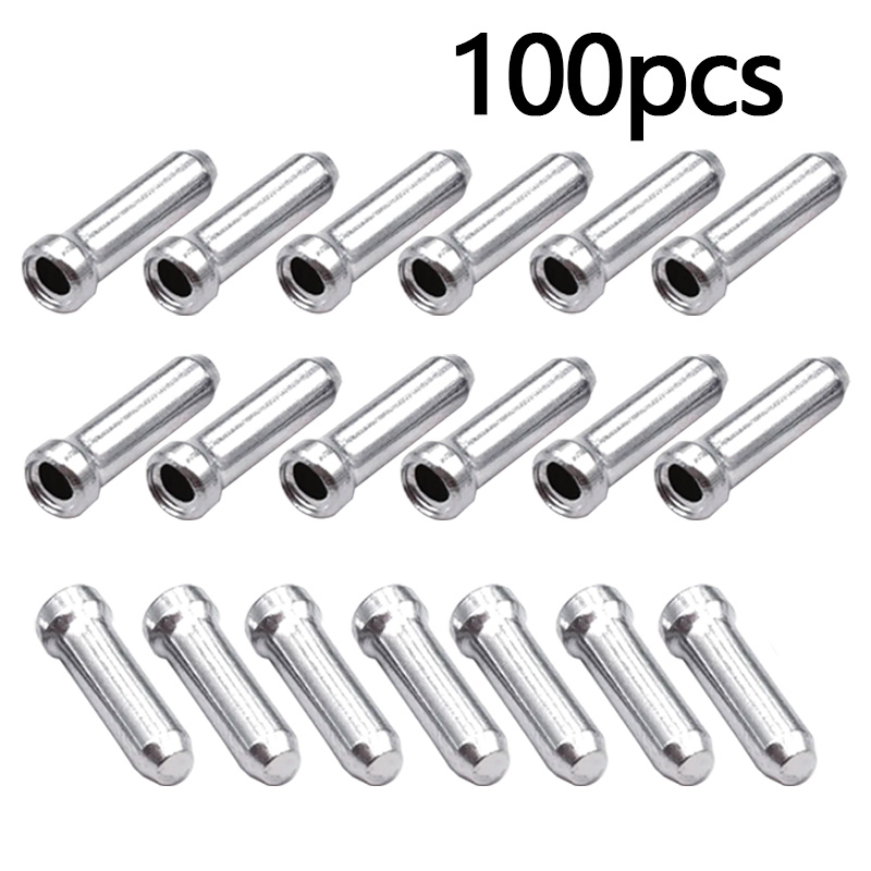 100/200pcs Aluminum Brake Shif - Wire Connector Cap recension och pris
