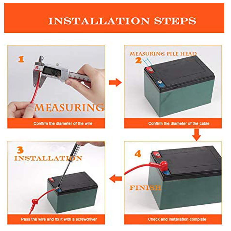 Battery Terminal Boots Insulat - Wire Connector Cap recension och pris