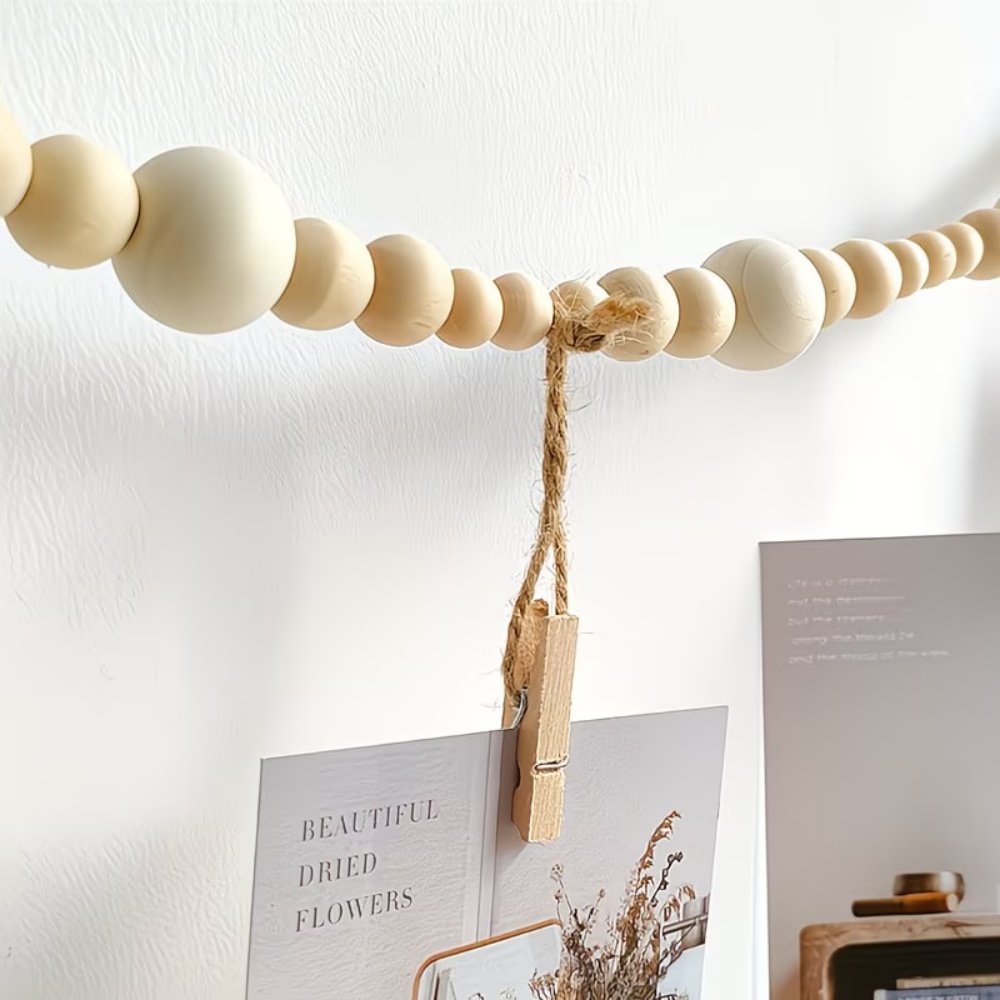 1pc Bead String Photo Storage  - Picture Hanging Strip recension och pris