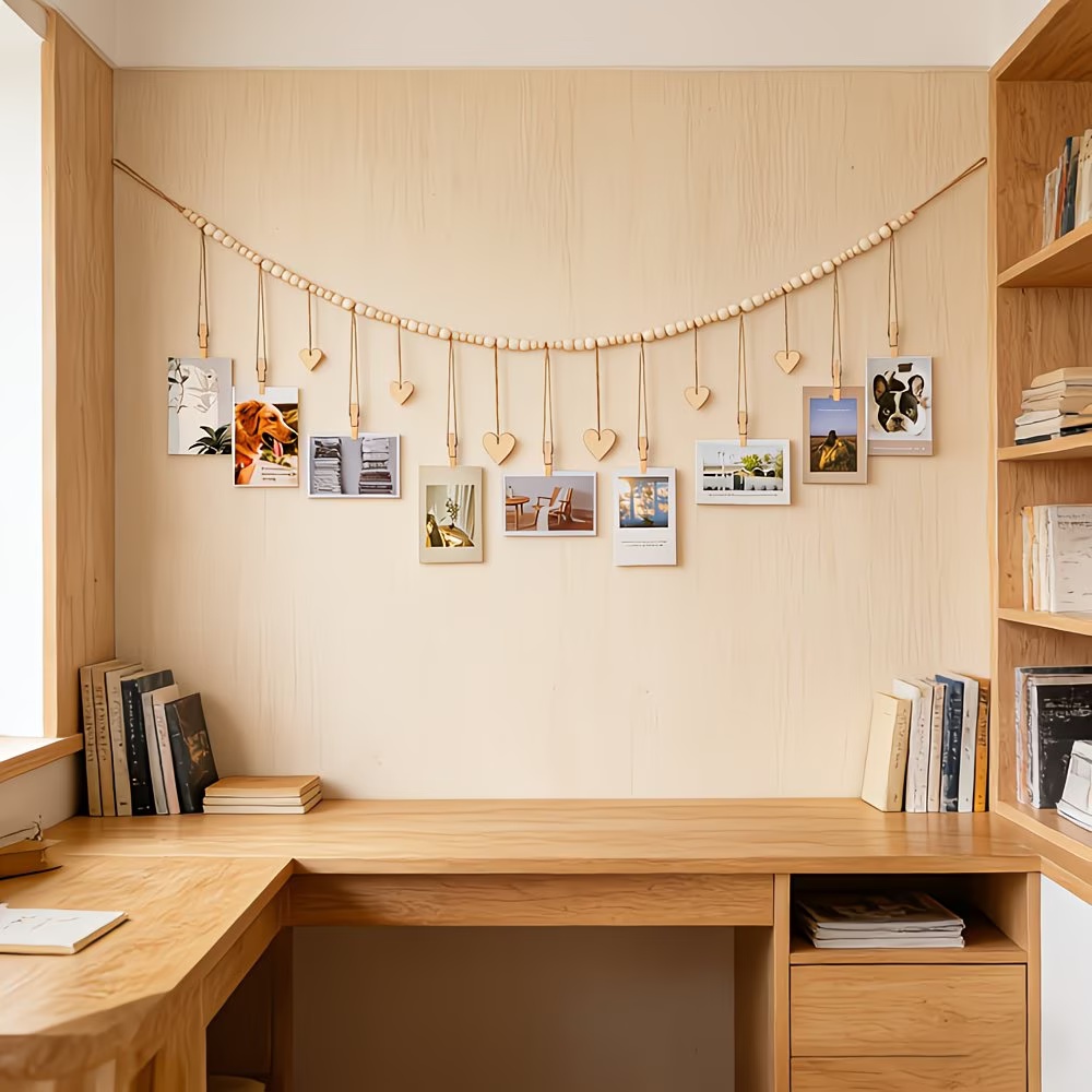 1pc Bead String Photo Storage  - Picture Hanging Strip recension och pris