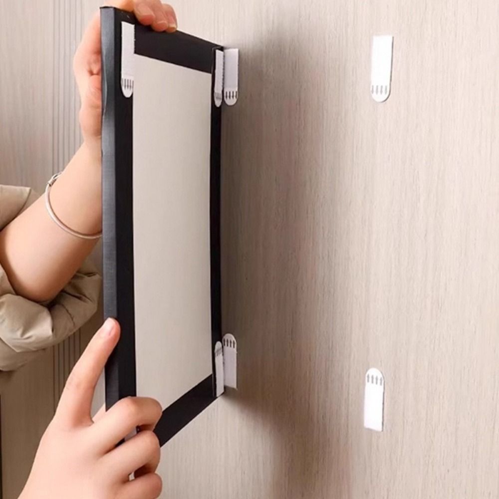 12 Pairs Heavy Duty Picture Ha - Picture Hanging Strip recension och pris