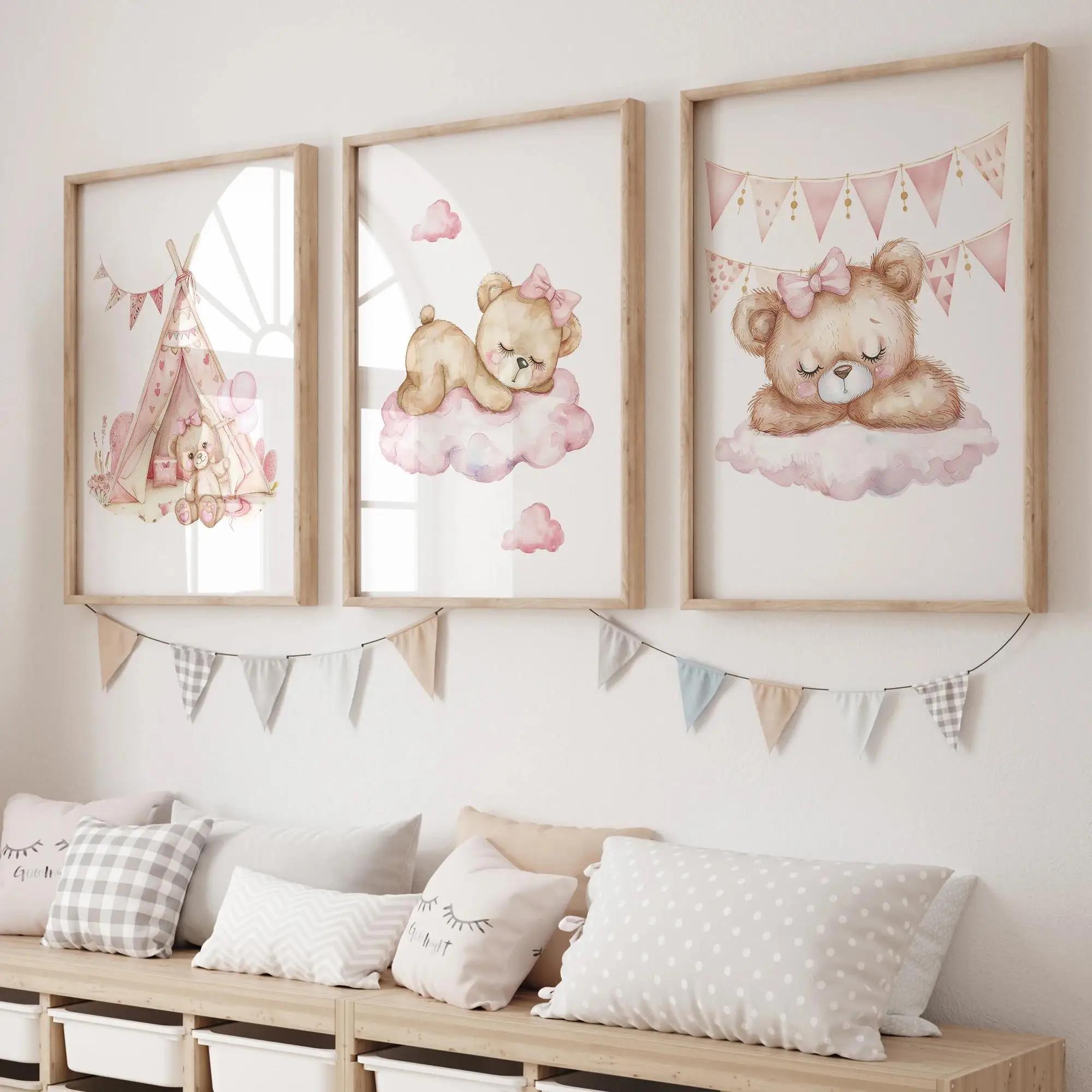 Pink Dream Bear Carousel Tent  - Home Improvement Kids recension och pris