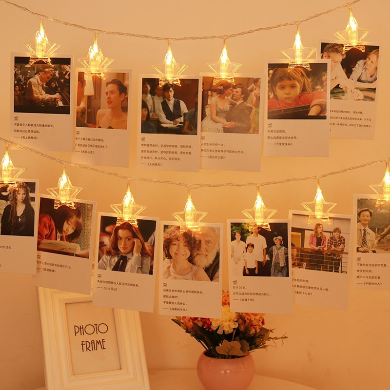 1.5/3/6/10m LED Photo Clip Str - Picture Hanging Strip recension och pris