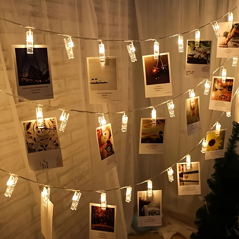 1.5/3/6/10m LED Photo Clip Str - Picture Hanging Strip recension och pris