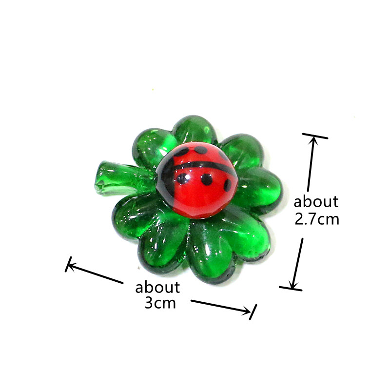 5pcs Green Mini Glass Four-Lea - Home Improvement News recension och pris