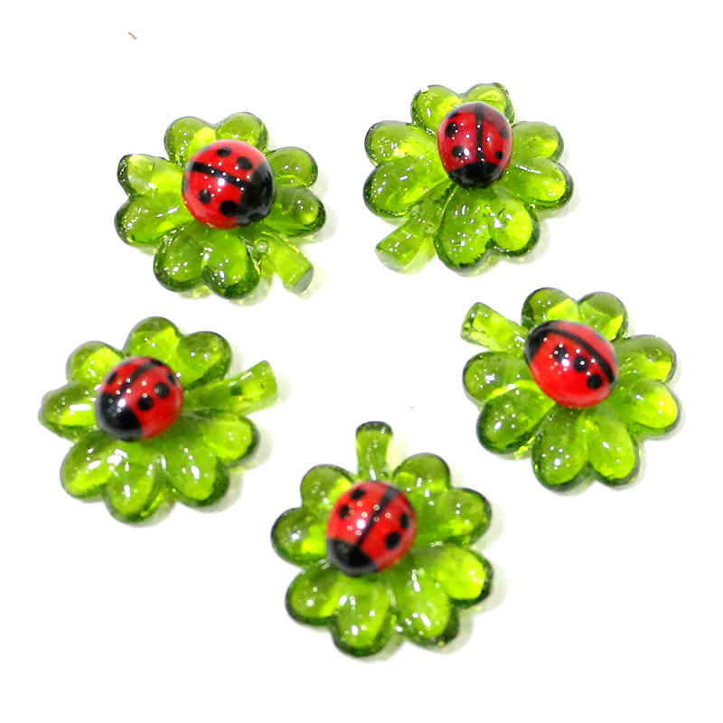 5pcs Green Mini Glass Four-Lea - Home Improvement News recension och pris