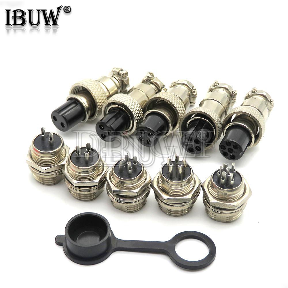 1Set/lot GX12 2/3/4/5/6/7 Pin  - Wire Connector Cap recension och pris