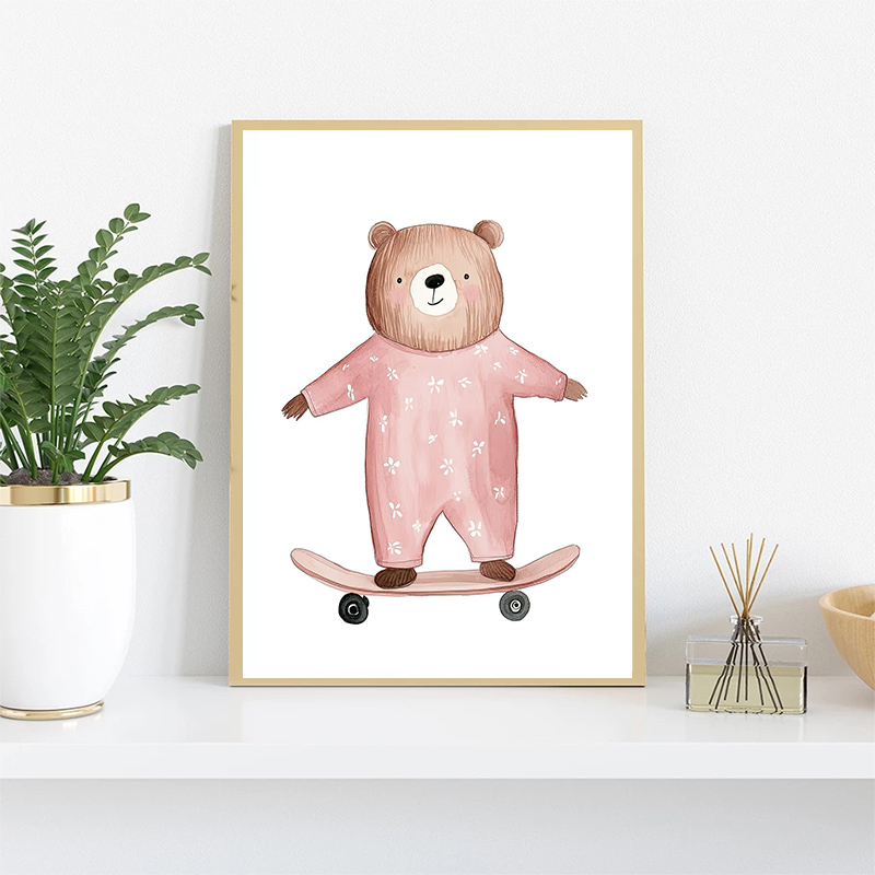 Cute Watercolor Unicorn Mermai - Home Improvement Kids recension och pris