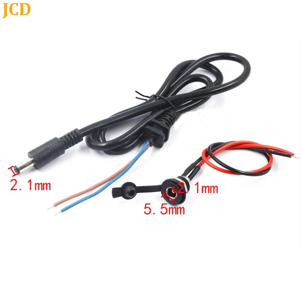 1PC DC Power Male Female Jack  - Wire Connector Cap recension och pris