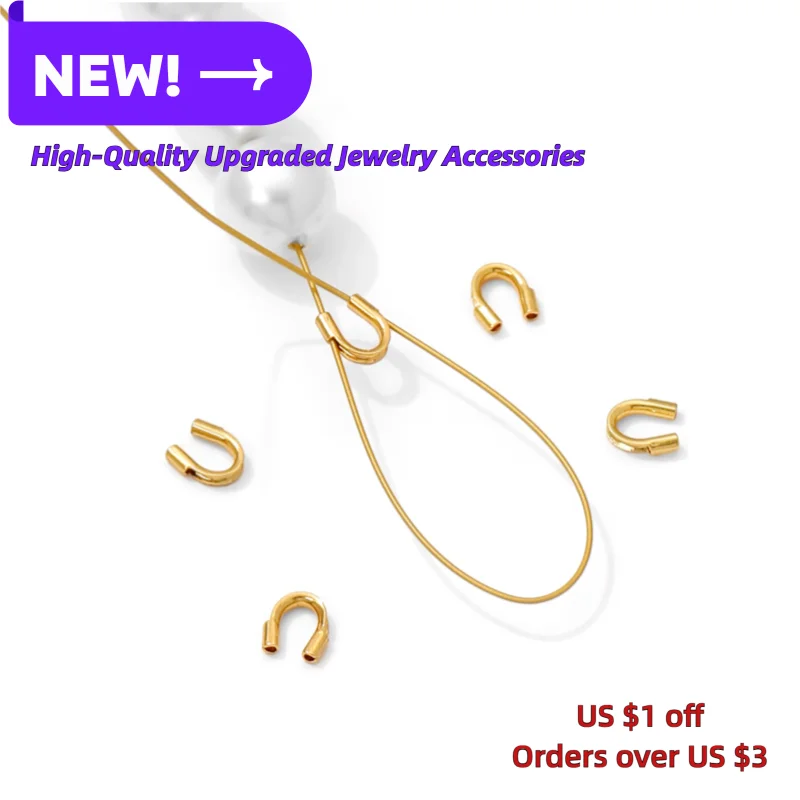 18K Gold Plated Protective End - Wire Connector Cap recension och pris