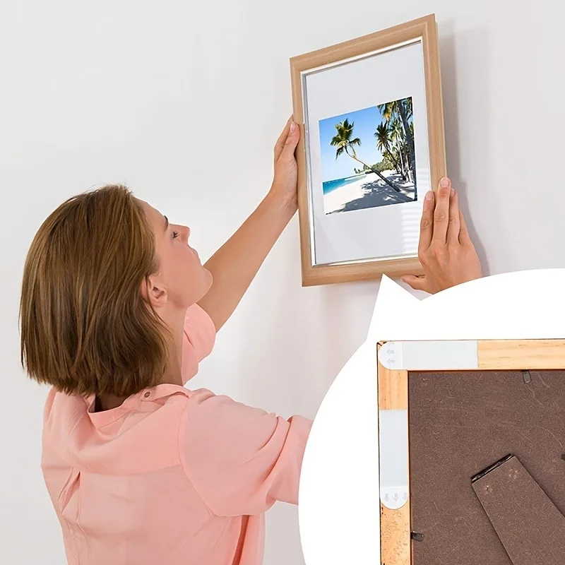 2026-48Pcs Photo Frame Fixing  - Picture Hanging Strip recension och pris