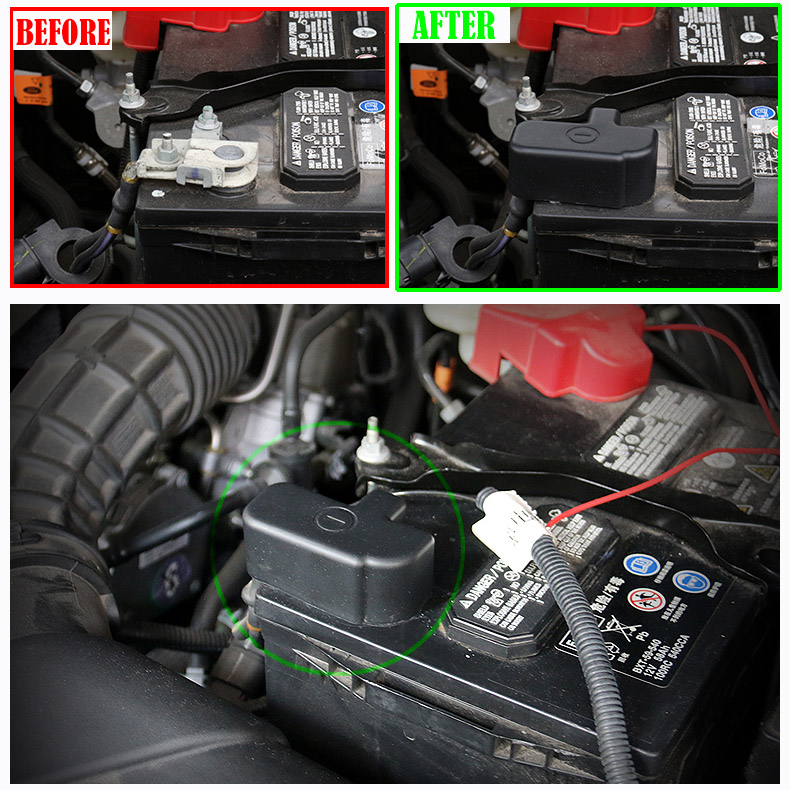 Car Engine Battery Negative Te - Wire Connector Cap recension och pris