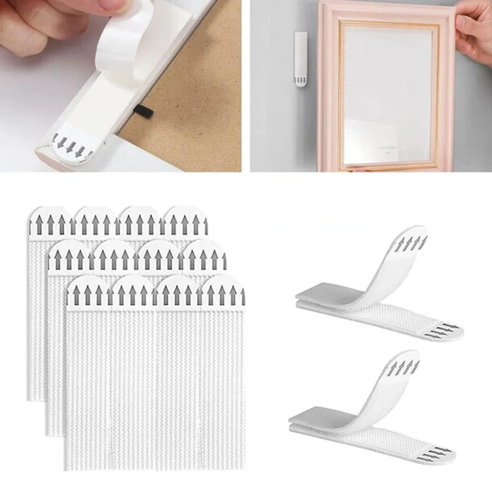 12/24pairs Tape Double Sided S - Picture Hanging Strip recension och pris