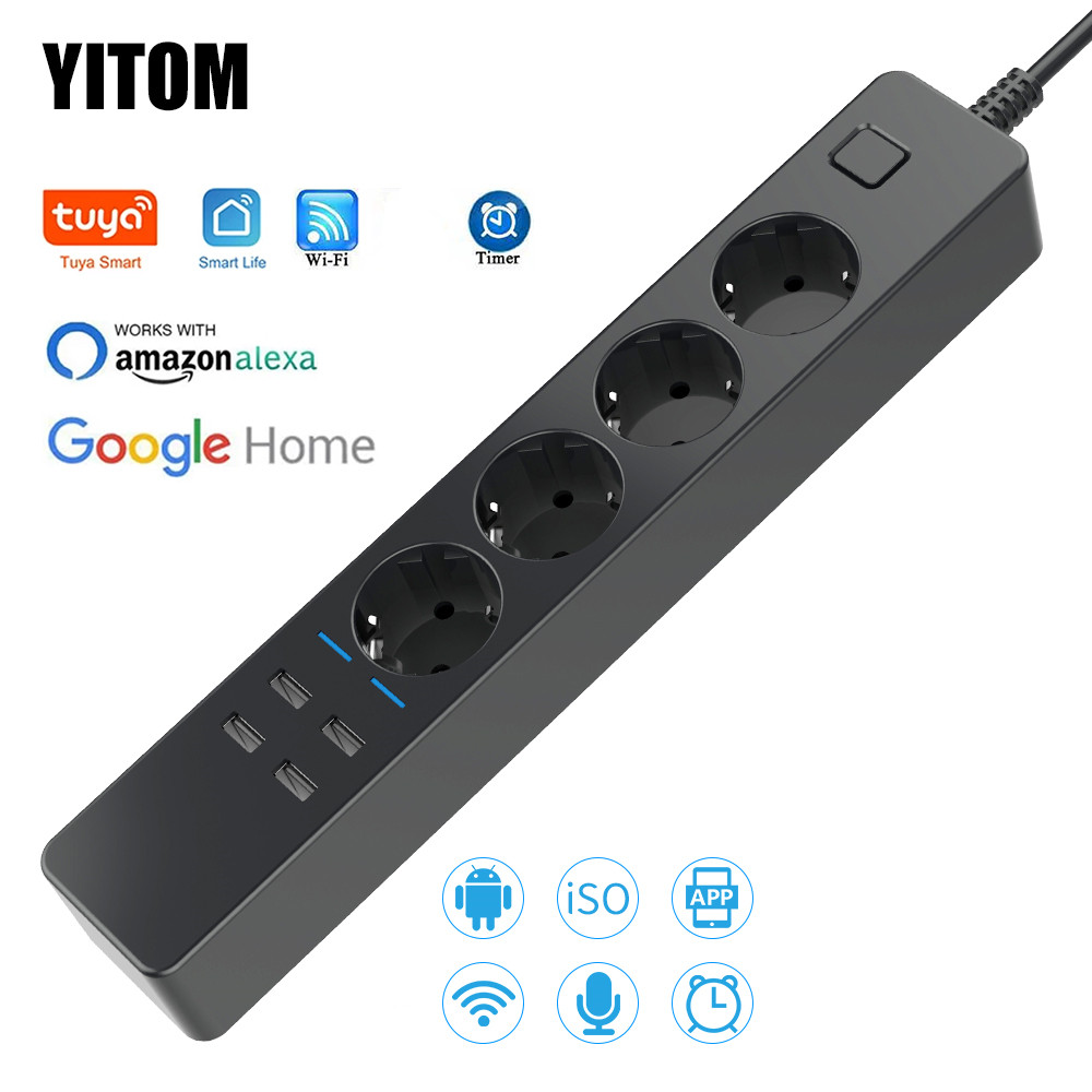 Smart Power Strip Wifi 4 EU Ou - Home Improvement Outlet recension och pris