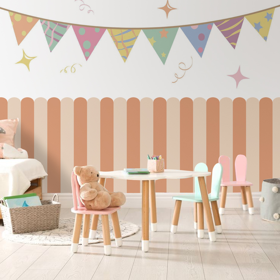 Multicolor Vertical Striped Ar - Home Improvement Kids recension och pris