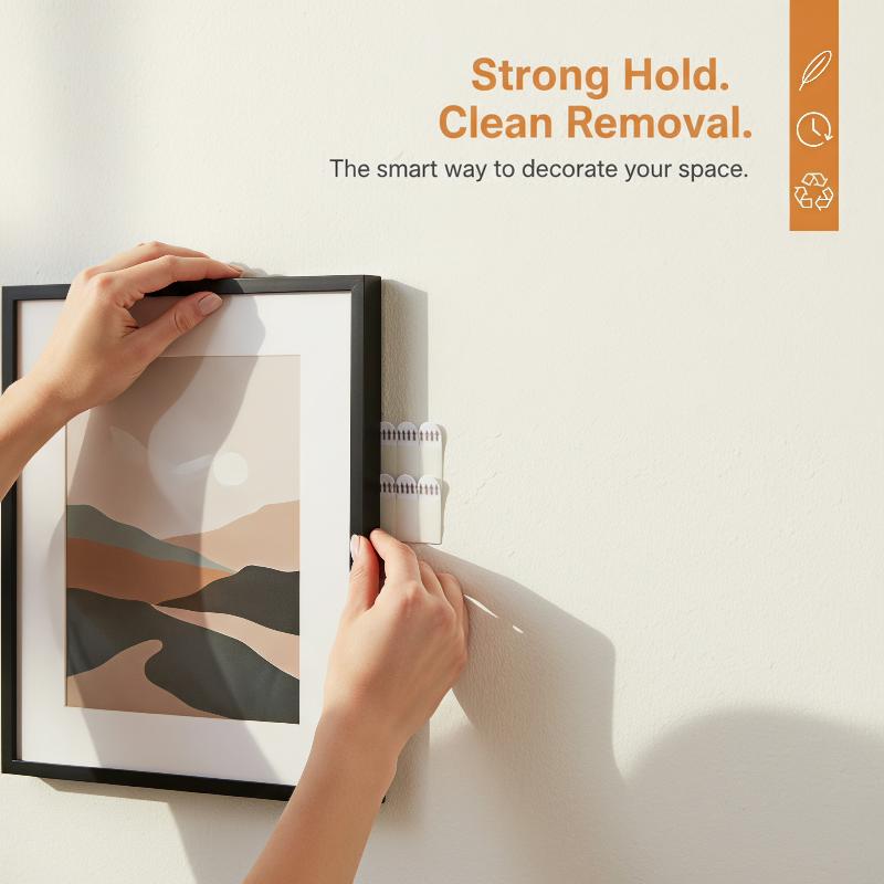 Heavy Duty Non Perforated Hang - Picture Hanging Strip recension och pris